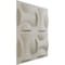 Ekena Millwork 19 5/8in. W x 19 5/8in. H York EnduraWall Decorative 3D Wall Panel Covers 2.67 Sq. Ft. WP20X20YOGBW - alternate 3